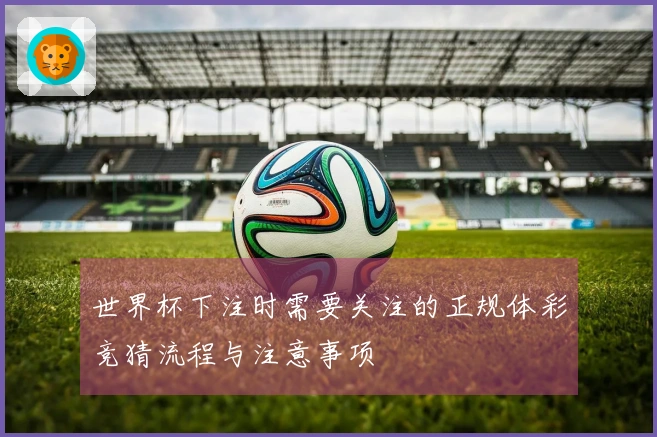 世界杯下注时需要关注的正规体彩竞猜流程与注意事项